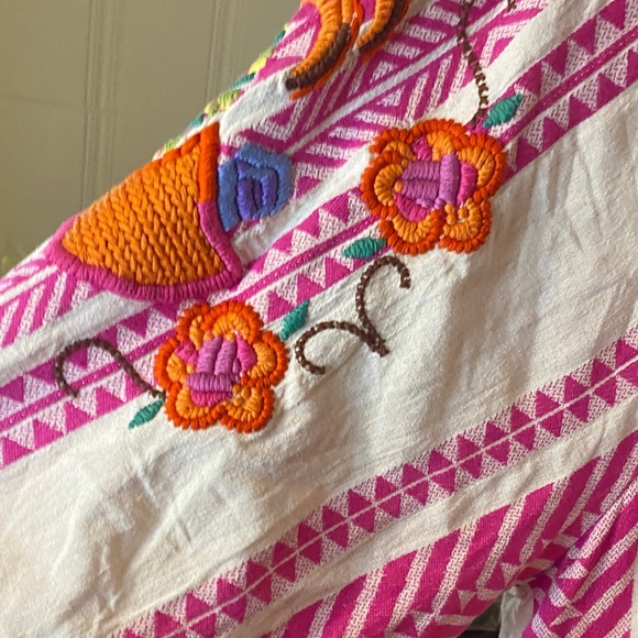 FARM Rio Pink and Orange Patterned Dress - Picture 10 of 14